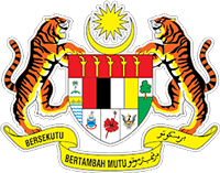 The coat of arms of Malaysia means that HappyWater is a product made and marketed in Malaysia.